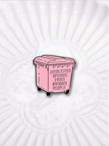 Unhas Cerâmicas Esmaltadas, Design de Caixa de Armazenamento Temática Rosa OPINIÕES NÃO SOLICITADAS DE PESSOAS ALEATÓRIAS Emblemas, Acessórios de Mochila e Roupa, Broches de Metal, Acessórios de Mala e Moda, Acessórios de Roupa, Broches de Liga Metálica Alfinete para Encantos de Bolsa, Acessórios Escolares Kpop, Acessórios de Escritório, Camisas, Jaquetas, Joias, Acessórios de Fantasia de Natal, Presentes Masculinos, Alfinetes de Bolsa