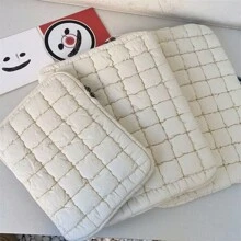 VALUEWIN 360 Protective Puffy Laptop Sleeve 11 13 14 15-15.6 Inch Tablet Sleeve, IPad Case For Women And Men, Cute IPad Air Pouch Quilted Soft Puffer IPad Case