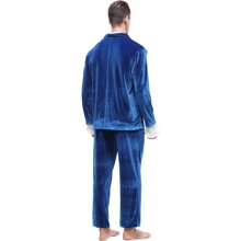Morph Blue 60s Swinger Costume Groovy Costumes For Men 60s Costume For Men Movie Halloween Costumes For Men Spy Costume Adult Including Glasses - Blue - View 2