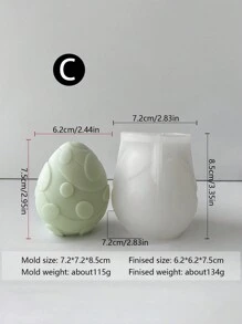 Formy do świec Love And Egg, dekoracje, formy do rzeźbienia w kształcie gwiazdek DIY, świece zapachowe, świeczniki, dekoracje do domu z żywicy, silikonowe formy do świec, nadają się również do tworzenia dekoracji z gipsu