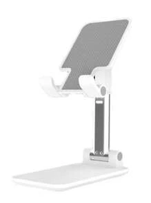 Portable Foldable Adjustable Desktop Phone/Tablet Stand, Slouchy Live Streaming Phone Holder, Universal