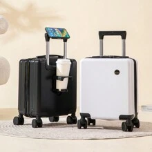 Petite valise de 14 pouces 20*30*40cm, bagage à main de trolley, bagage à main pour les compagnies aériennes léger et à code, valise rigide