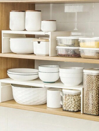 1 pieza Organizador de almacenamiento para encimera de cocina, estante para fregadero, apilable, decoración estética para la habitación, ahorro de espacio, decoración para el hogar, accesorio de cocina, decoración de baño, decoración de dormitorio, estante para zapatos