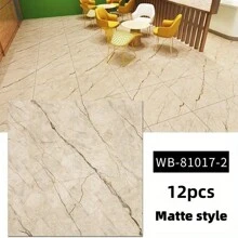 12/24 件仿大理石瓷砖贴纸，厚 PVC 防水自粘贴花，适用于客厅、浴室、厨房、地板和墙壁装饰 房间装饰 家居装饰 壁纸 墙纸 壁纸 墙贴 墙贴 厨房配件 厨房用品 厨房装饰 地砖 地板 地砖 自粘地砖 剥离粘贴 客厅装饰