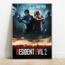1 件海报印刷品 R-Residents 电影 Evils 经典视频游戏俱乐部酒吧礼物帆布画墙壁艺术画客厅家居装饰无框架 - 彩色 - 查看 12