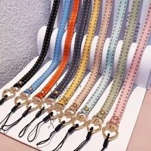 1 件心形可拆卸挂绳、电话挂绳、工作证件挂绳、教师证带、医生护士证件夹挂绳、学生证带 - 彩色 - 查看 1