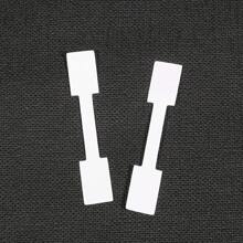 100pcs/Pack Jewelry Price Tags Stickers -Jewelry Tags For Pricing Self Adhesive White Blank Jewelry Identification Label Ring Price Tags For Necklace Earring Price Identify Rectangle Label