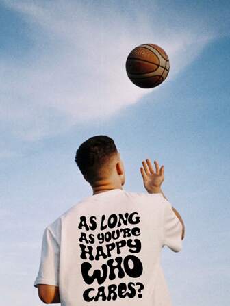 Maglietta a maniche corte da uomo con stampa grafica, di moda per l'estate