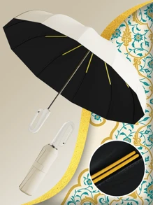 1. 全自动折叠伞，带扣，方便携带。更大、更厚、更耐用。男女通用，便携防风，双层防风设计，多种伞骨可选，手柄可选按钮式或旋转式，多种颜色可选。户外、花园、旅行必备、便携必备、沙滩必备、毕业季、毕业典礼、毕业礼物、毕业赠礼、祝贺毕业、毕业典礼、优秀毕业生、毕业派对、户外必备、旅行便携、徒步必备、露营必备、便携工具、夏季必备、夏季便携 - 彩色 - 查看 3