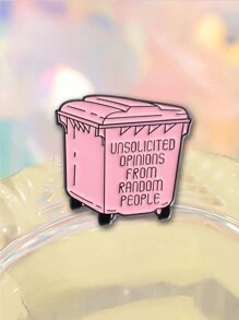 Unhas Cerâmicas Esmaltadas, Design de Caixa de Armazenamento Temática Rosa OPINIÕES NÃO SOLICITADAS DE PESSOAS ALEATÓRIAS Emblemas, Acessórios de Mochila e Roupa, Broches de Metal, Acessórios de Mala e Moda, Acessórios de Roupa, Broches de Liga Metálica Alfinete para Encantos de Bolsa, Acessórios Escolares Kpop, Acessórios de Escritório, Camisas, Jaquetas, Joias, Acessórios de Fantasia de Natal, Presentes Masculinos, Alfinetes de Bolsa