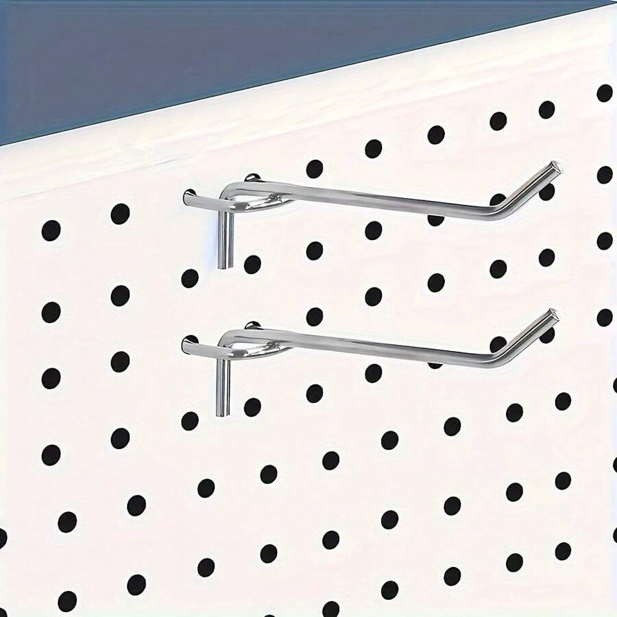 20/30pcs Nail Board Hook Nail Board Accessory, 4 Inches, Nail Board Organizer Kit, Used For Garage Organization, Tool Storage - Bạc - Xem 1