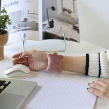 3PCS/1PC Office Desk Mouse Wrist Pad, Computer Typing Wrist Rest, Anti Friction, Warm, Ergonomically Designed, Suitable For Office, Study, And Computer Use,