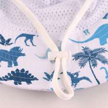 婴儿遮阳帽,可爱宽檐夏季渔夫帽(男婴款),防晒帽(女婴款) - 男童印花大沿盆帽 - 查看 8