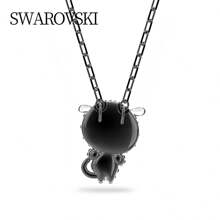 Swarovski Cute Tiger Necklace Female Men And Women Couple Necklace Birthday Gift 5623750 - Black and White - View 9