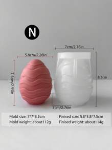 Formy do świec Love And Egg, dekoracje, formy do rzeźbienia w kształcie gwiazdek DIY, świece zapachowe, świeczniki, dekoracje do domu z żywicy, silikonowe formy do świec, nadają się również do tworzenia dekoracji z gipsu