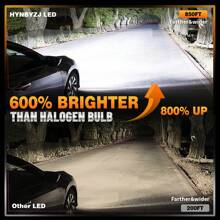 HYNBYZJ 一对 H4 H7 LED 汽车大灯灯泡 H11 LED 大灯 H1 HB3 9005 HB4 9006 9012 Hir2 超亮 Canbus LED 汽车雾灯 - 白色 - 查看 8