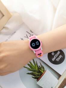 1 szt. Nowy modny zegarek LED z motylem, odpowiedni jako prezent na święta lub urodziny - Wielokolorowe - Zobacz 5