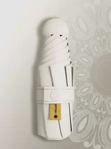 Paraguas tipo cápsula para mujer, de protección solar y contra la lluvia, dos en , mini, plegable en cinco partes, ultra ligero y compacto, portátil para la escuela, la oficina, el hogar y los viajes