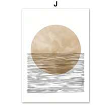 1pc Abstract Minimalist Shapes Illustration Wall Art Canvas Painting Boho Posters And Prints Modern Pictures For Living Room Decor No Frame