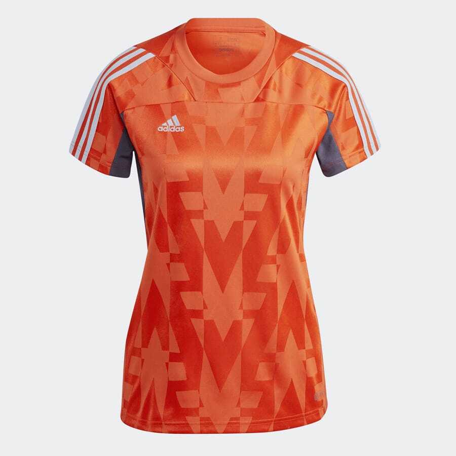 Adidas TIRO SS JSY W - Red - View 1