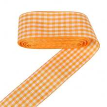Gingham Ribbon Plaid Ribbon For Gift Wrapping Party Wedding Christmas Decoration