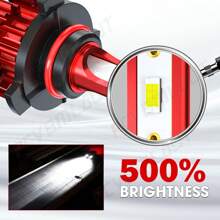 Kit de bombillas LED 9005 CANBUS súper brillantes de 18000LM para haz alto/bajo - Blanco