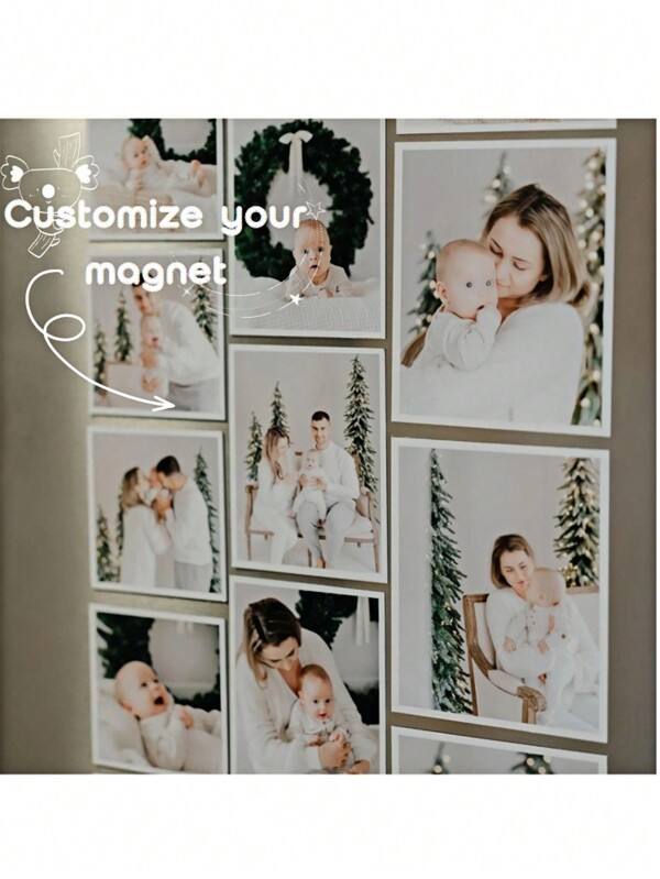 Photo Magnets, Photo Custom Gift, Save The Moment, Photo Print, Customized Magnet, Wedding Invitation Magnets, Dishwasher Picture Magnet Valentine's Day Gift, Valentines, Home Decor, Decoration, Personalized Gift, Custom Gift, Multi-Functional, Anti-Mold, Ornamental, Reusable, Exquisite, Stylish, Ideal Gifts For Him, Ideal Gifts For Friends Kitchen, Dining Room, Bedroom, Office, Living Room, Home, Garden, Tea Room, For Anniversaries, For Birthdays, For Housewarming, For Graduation