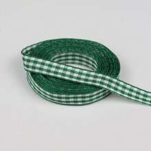 Gingham Ribbon Plaid Ribbon For Gift Wrapping Party Wedding Christmas Decoration