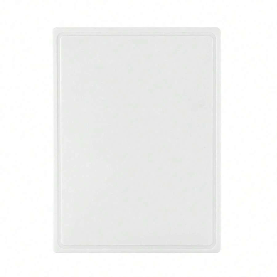 Extra large plastic cutting board with perimeter juice groove