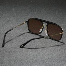 Unisex Fashionable PC Frame Large Lens Sunglasses, Suitable For Outdoor, Driving, Cycling, Fishing, Party, Travel, Business