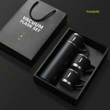 1PC-304 Stainless Steel Cup Teacup Cup Three-Cover Business Gift Box Set Outdoor Water Cup Activity Gift Back To School - Multicolor - View 14