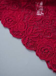 3pcs Ladies Panties Lace Floral Print Fashion Bow Simple Comfort Triangle Panties - Multicolor - View 8