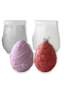 Formy do świec Love And Egg, dekoracje, formy do rzeźbienia w kształcie gwiazdek DIY, świece zapachowe, świeczniki, dekoracje do domu z żywicy, silikonowe formy do świec, nadają się również do tworzenia dekoracji z gipsu