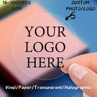 4CM 100-1000PCS Custom Round Stickers | Personalized Stickers | Logo Stickers | Holographic Stickers | Business Stickers | Any Sizes Waterproof Stickers | Custom Photo Labels | Postage Labels | Order Stickers | Wedding/Engaged/Anniversary Stickers | Party Stickers | Birthday Stickers | Mother's Day Gift | Father's Day Gift | Valentine Stickers | Halloween Thanksgiving Christmas Gift | Gift Stickers,Customized Stickers,Back To School Supplies,Home & Living,Christmas Home Atmosphere,Personalized Labels