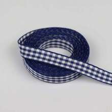 Gingham Ribbon Plaid Ribbon For Gift Wrapping Party Wedding Christmas Decoration
