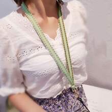 1 件心形可拆卸挂绳、电话挂绳、工作证件挂绳、教师证带、医生护士证件夹挂绳、学生证带 - 彩色 - 查看 3