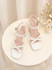 Fashionable Versatile Teenager High Heel Sandals For Dancing & Parties