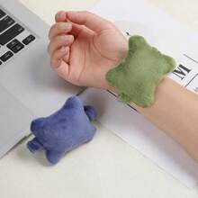 3PCS/1PC Office Desk Mouse Wrist Pad, Computer Typing Wrist Rest, Anti Friction, Warm, Ergonomically Designed, Suitable For Office, Study, And Computer Use,