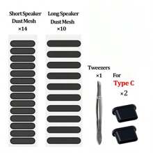 Universal Phone Dustproof Net Stickers Speaker Mesh Compatible With Iphone Anti Dust Net Sound Hole Charging Port Dust Cover Plug Dust Plug