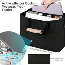 2025 Canvas Messenger Bag Mommy Bag, Shoulder Bag, Women's Simple Canvas Handbag, Multi-Pocket Mommy Bag Diaper Bag, Suitable For Halloween, Christmas Gifts, The Best Gift For Family And Friends, Large Capacity Messenger Bag, Wandering Bag Messenger Bag, Two Colors Optional - 黑色 - 查看 7