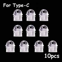 10/20/40/80 Pcs Transparent Silicone Anti-Dust Plugs, Compact & Lightweight, DIY Accessories & Decorations, Compatible With IPhone Lightning/Type-C/Android MicroUSB/Earphone Jack, Protect Charging Ports, Waterproof, Moisture-Proof, Anti-Dirty, Sturdy & Durable