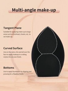MAANGE 30pcs Professional Makeup Tools Set With 20pcs Facial Makeup Brushes & 4pcs Beauty Sponge With Box & 3pcs Mini Air Cushion Puffs & 3pcs Triangle Powder Puff, Powder, Blush, Eyeshadow, Shadow, Eyebrow, Eyelash, Eyeliner, Highlight, Blending, Concealer Brush, Travel-Friendly, Gift For Women & Girls