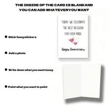 4 piezas de Tarjetas de felicitación del Día de San Valentín de 5*7 pulgadas, tarjeta de aniversario, tarjeta de regalo, tarjeta de amor, tarjeta dulce, tarjeta del Día de San Valentín, tarjeta de corazón, tarjeta de confesión, regalo para esposo, esposa, novio, novia, cónyuge, con sobres