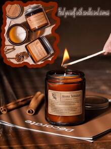 经典大罐香味蜡烛，单芯香薰蜡烛，燃烧时间超过 60 小时，送给朋友的圣诞礼物，新年礼物，生日礼物，送给男朋友和女朋友的情人节礼物 - 彩色 - 查看 11