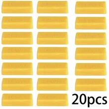 20/10/5/2/1pc 1oz Pure Natural Beeswax Blocks, No Additives, Suitable For Homemade Candles, DIY Lotions, Home Polishing, Jewelry Making, Etc.