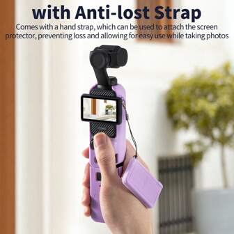  STARTRC 5 Stücke/Set Silikon Schutzhülle für DJI Pocket 3 Kamera, inklusive Gehäuse, Objektivkappe, Fallschutz-Zubehör