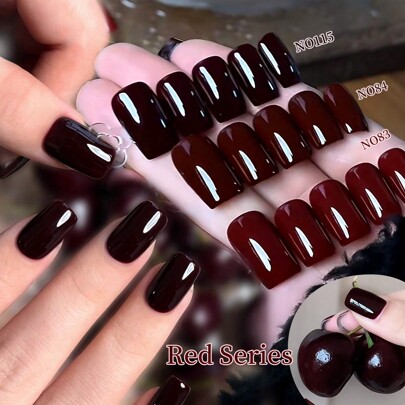 XEIJAYI Set di 3 smalti gel XEIJAYI da 15ml - Tonalità rosse, finitura lucida e opaca, polimerizzazione UV/LED, senza piombo e senza alcol, per manicure in salone e fai-da-te