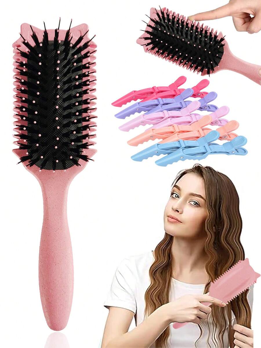 全新升级卷发定型梳，带鬃毛和特殊设计的卷发梳，专为卷发打造的卷发定型造型梳，男女皆宜，可有效塑造和定型卷发，减少拉扯和卷发分离。由Candybrush设计，产品包括：梳子、发刷、边缘梳、梳发、梳子、梳子套装、木梳、梳子、后梳、发刷、边缘梳、梳发、梳子套装、梳子、迷你梳子、解结梳、美发产品、美发工具、美发用品、护发产品、卷发梳、理发师、理发配件、美发设备、发刷、后梳、造型梳、卷发梳、边缘梳、梳子、梳发、梳子套装、梳子、卷发梳、解结梳、卷发梳。女性、头发、旅行、美发产品、美发工具、美发用品、理发师、理发配件、理发店、美发设备 - 彩色 - 查看 1