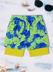 Men's Colorful Beach Shorts With Double Lining For Safety And Privacy - Multicolor - View 3