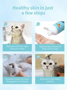 GJYC PET 优质宠物洗发水 - 温和、深层清洁配方，让宠物毛发健康、有光泽，适合所有品种的狗和猫，天然成分和清新香味 - 彩色 - 查看 5